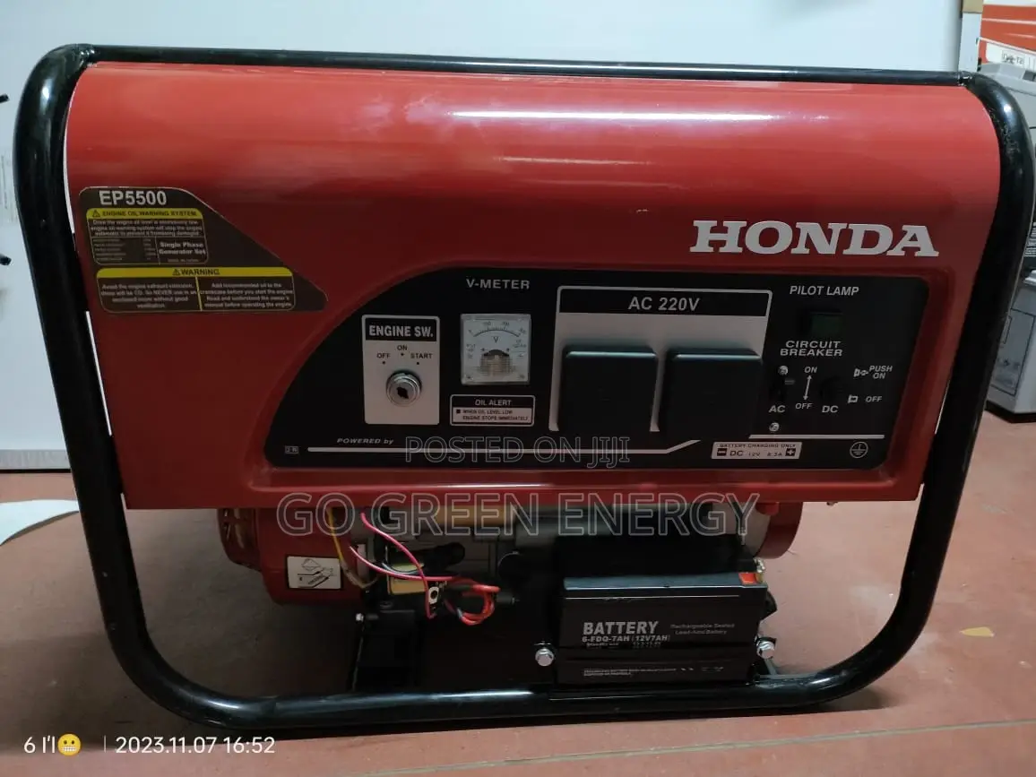 Ep5500 Honda Generator 5.5kva