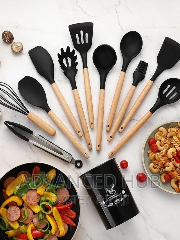 12pcs Silicone Spoon Set - thumbnail 3