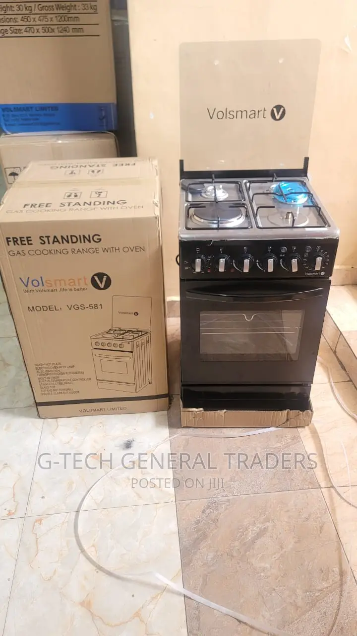 Cooker! Volsmart 3gas Plus 1electric Standing Cooker