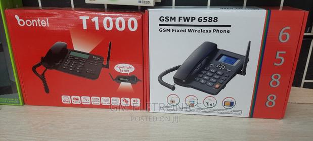 DUAL SIM Card GSM Fixed Wireless Phone. - thumbnail 3