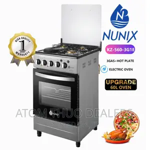 Nunix Cooker 3G+1E, Electric Oven.50*55