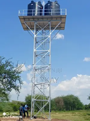 Erect Assemble Steel Water Tank Steel Tower