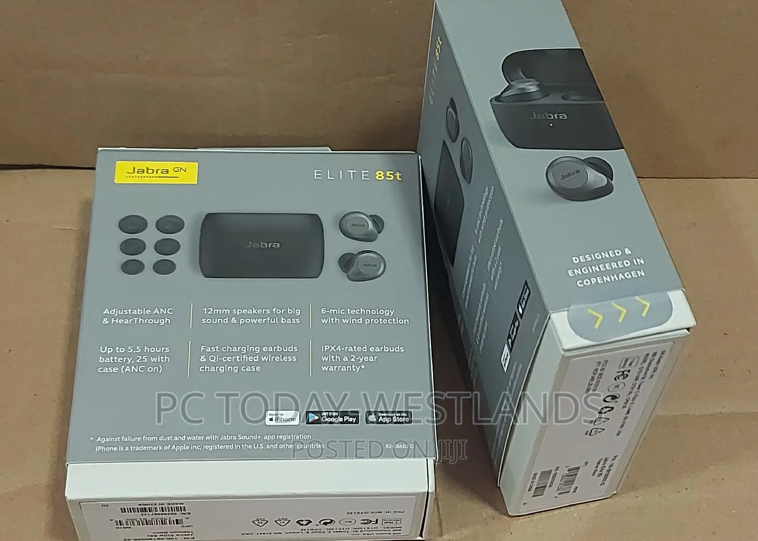 Jabra Elite 85t True Wireless Bluetooth Earbuds, Titanium BK