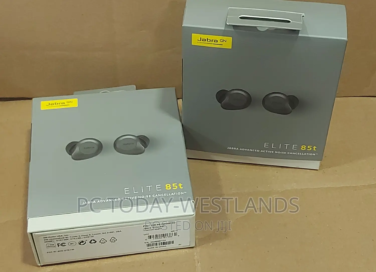 Jabra Elite 85t True Wireless Bluetooth Earbuds, Titanium BK