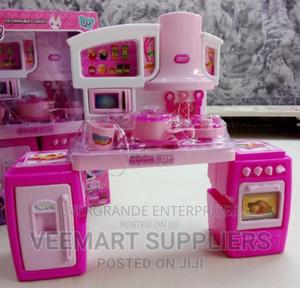 Kid Kitchen Play Set Pretending Play Role - thumbnail 2