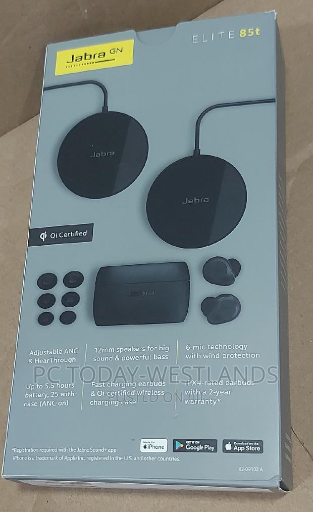 Jabra Elite 85t True Wireless Bluetooth With Charging Pads - thumbnail 2