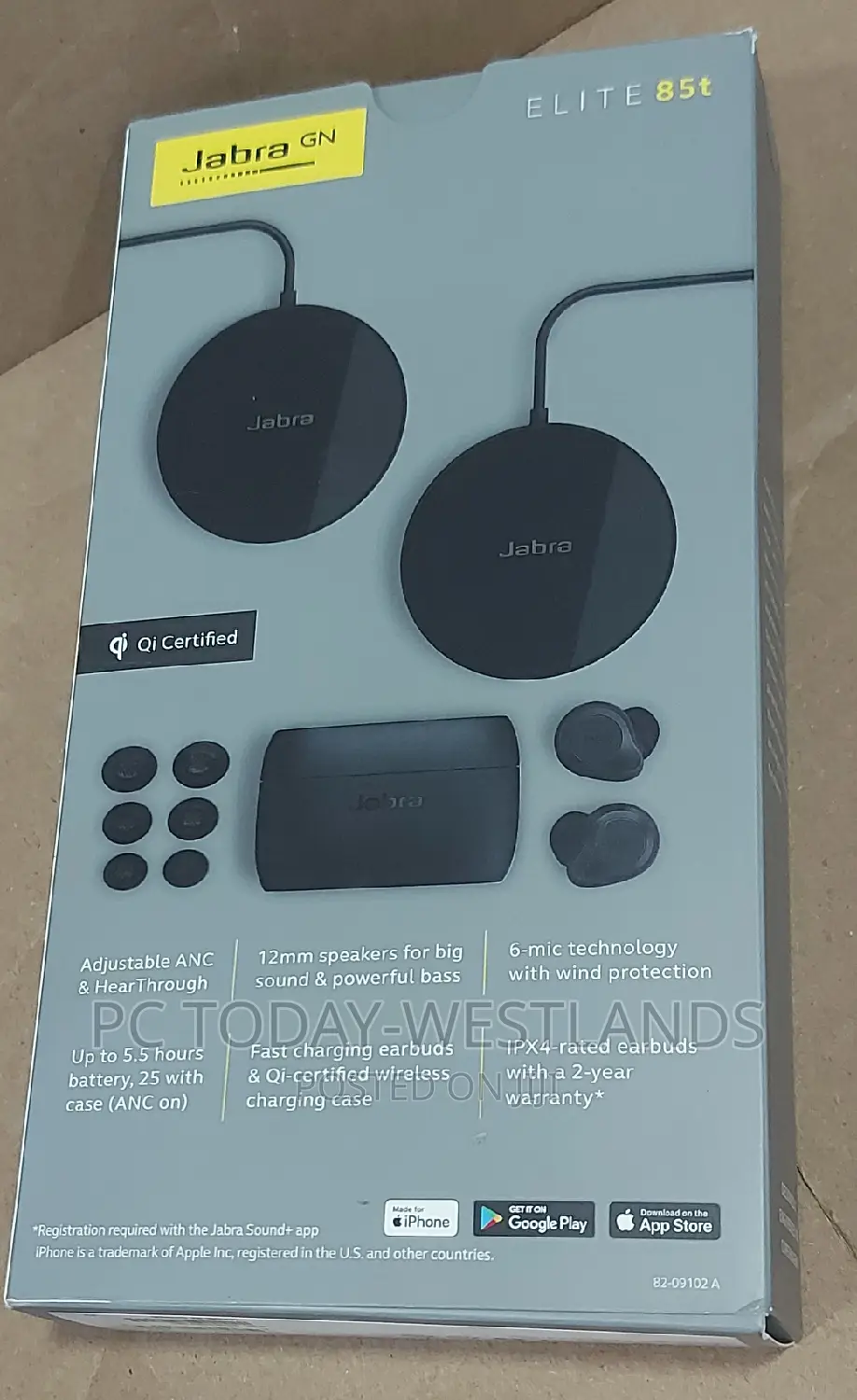 Jabra Elite 85t True Wireless Bluetooth With Charging Pads