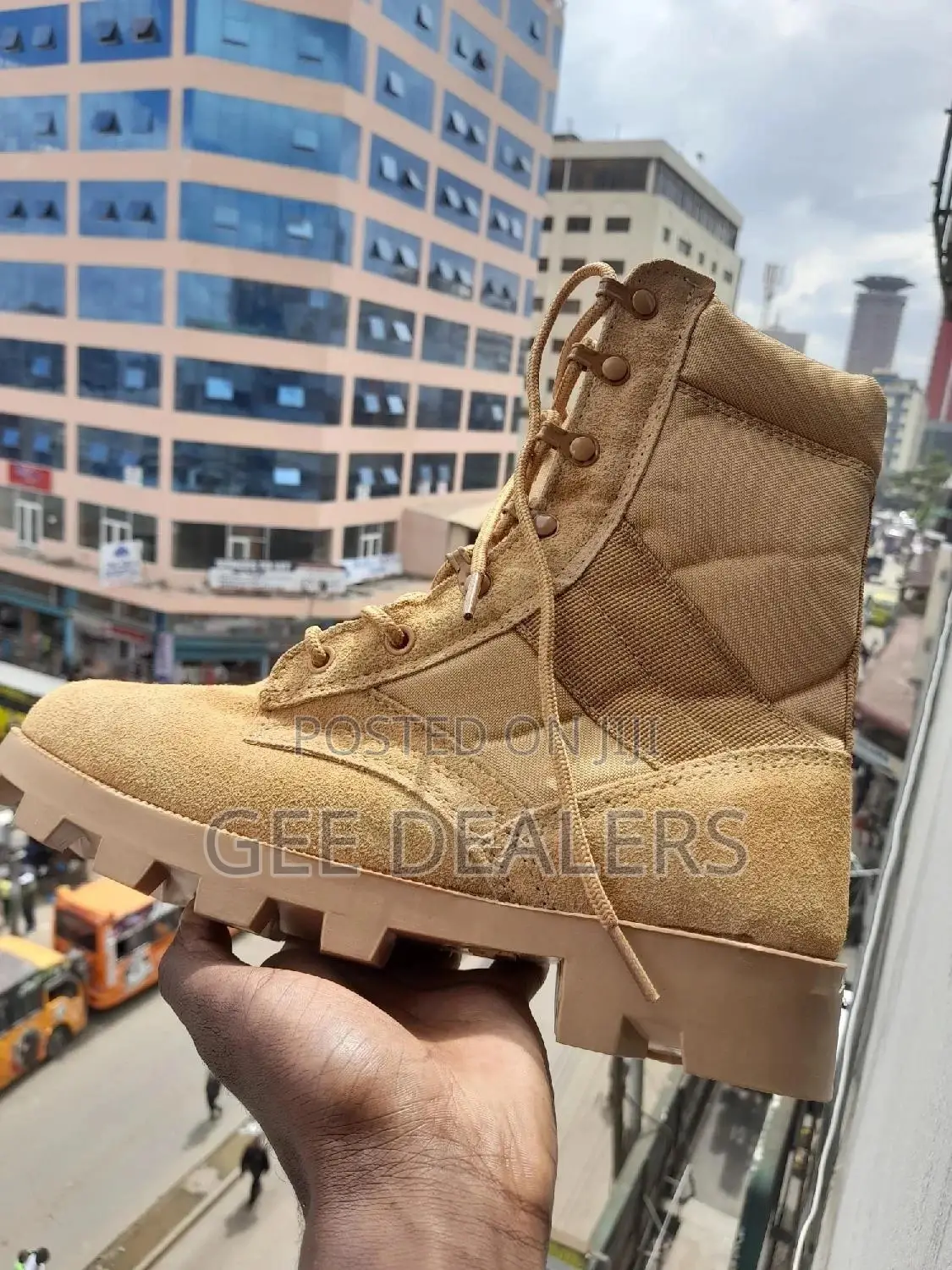 Brown Siwar Military/Hiking Boots