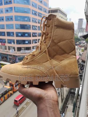 Brown Siwar Military/Hiking Boots - thumbnail 2
