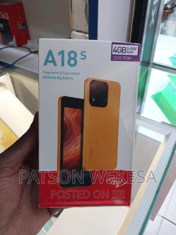 New Itel A18s 32 GB Black - main view