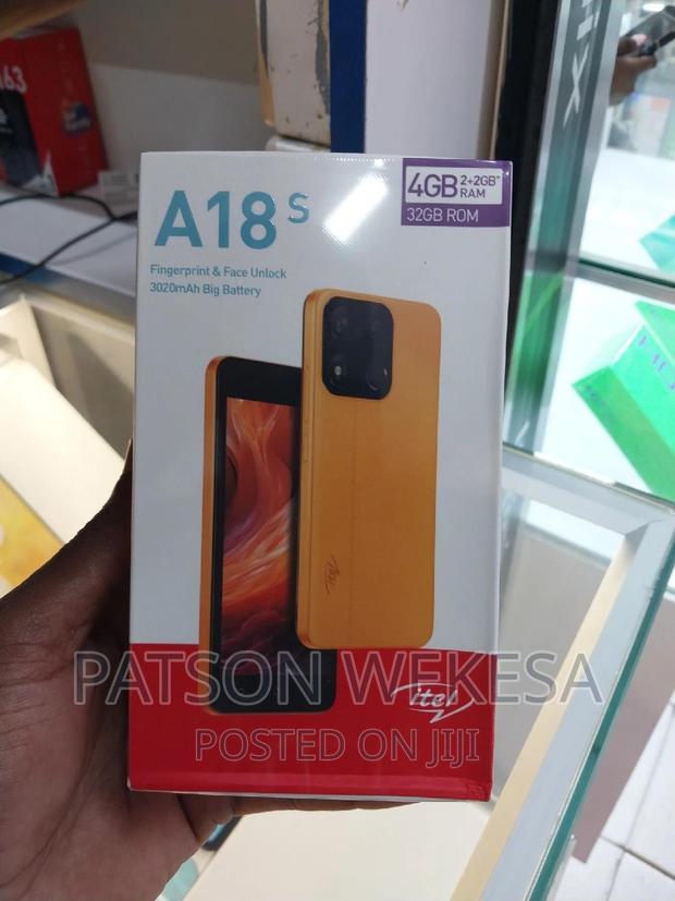 New Itel A18s 32 GB Black - thumbnail 3