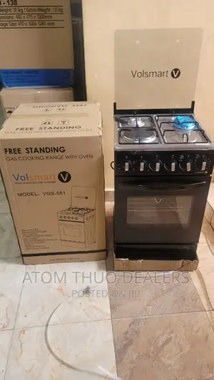Volsmart 3+1 Electric Oven Standing Cooker ,., 