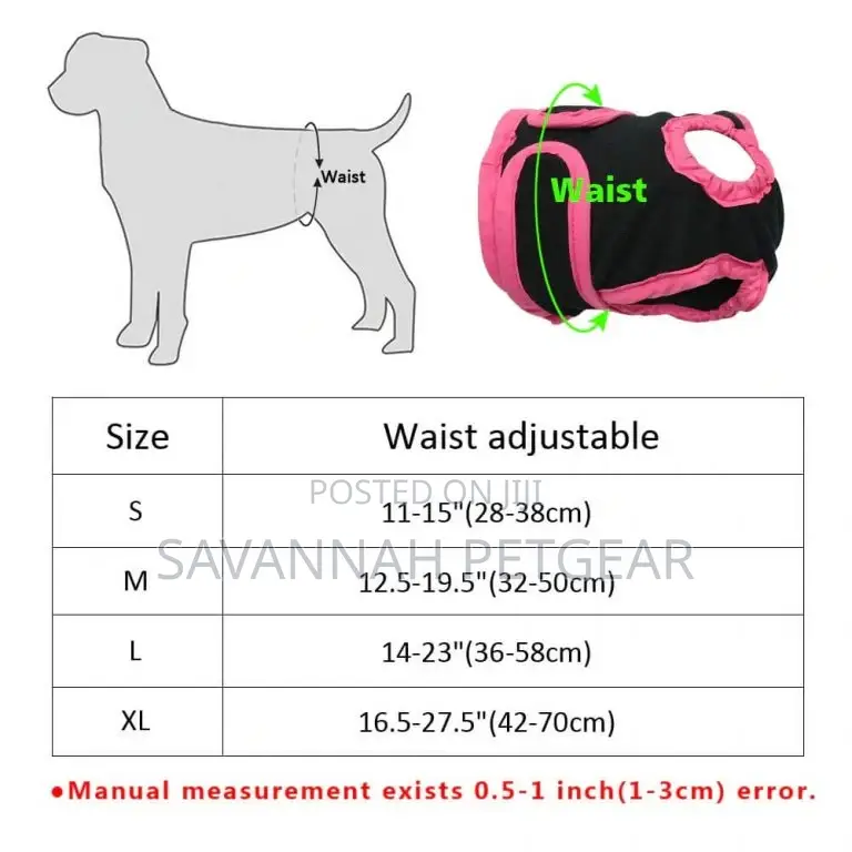 Washable Female Dog Diapers Physiological Panties