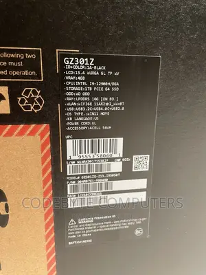 New Laptop Asus ROG Mothership (GZ700) 16GB Intel Core I7 SSD 512GB
