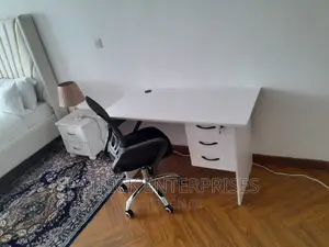 1.2 MTRS Office Desk Plus Low Back Recliner Clerical Chair