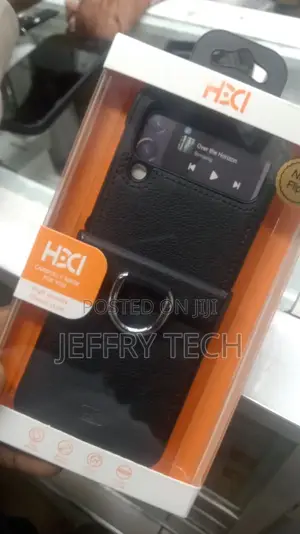 Protective Ring Leather Wallet Case for Galaxy Z Flip 4