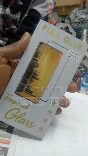 Curved Full Glue Tempered Glass for Oneplus 8 Pro - Black
