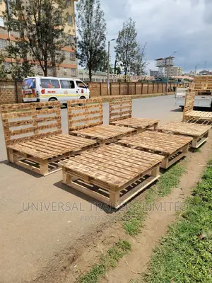Wooden Pallets - Wooden Pallet Bed - Blazed 4x6 Pallet Bed