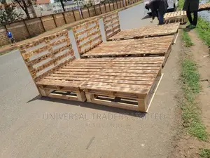 Pallets Bed - Wooden Pallets Bed - Blazed Pallets Bed - 4*6