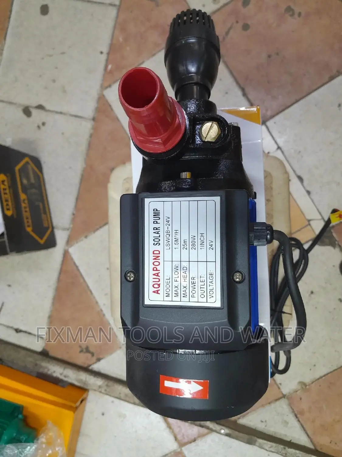 Solar Booster Water Pump 280 W 24 v 25M Head