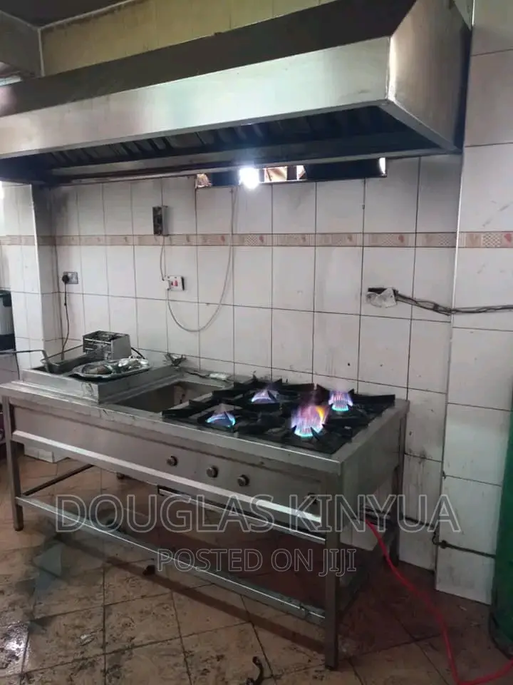 Commercial Combined Cooker, 4burners.