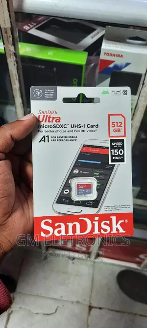 New 512gb Sandisk Memory Card .