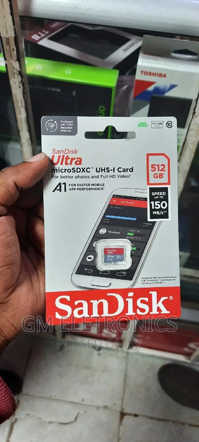 New 512gb Sandisk Memory Card .