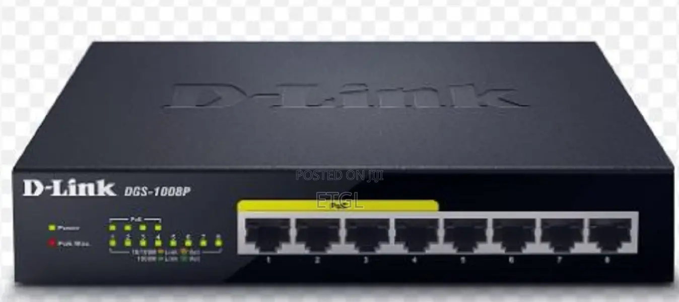 .D-Link 8GE Poe+ 2GE Uplink 250m Poe Switch