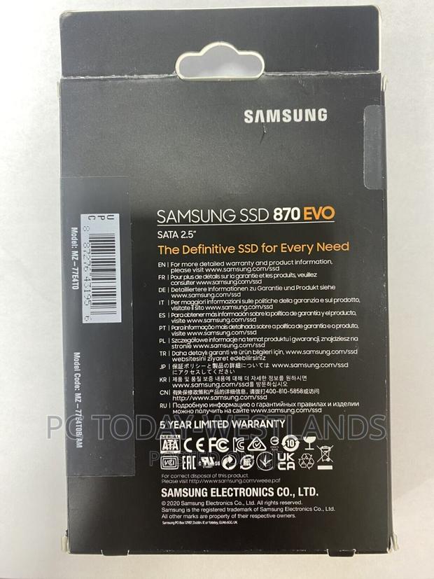 Samsung 870 EVO 4TB 2.5 Inch Internal Solid State Drive - thumbnail 6