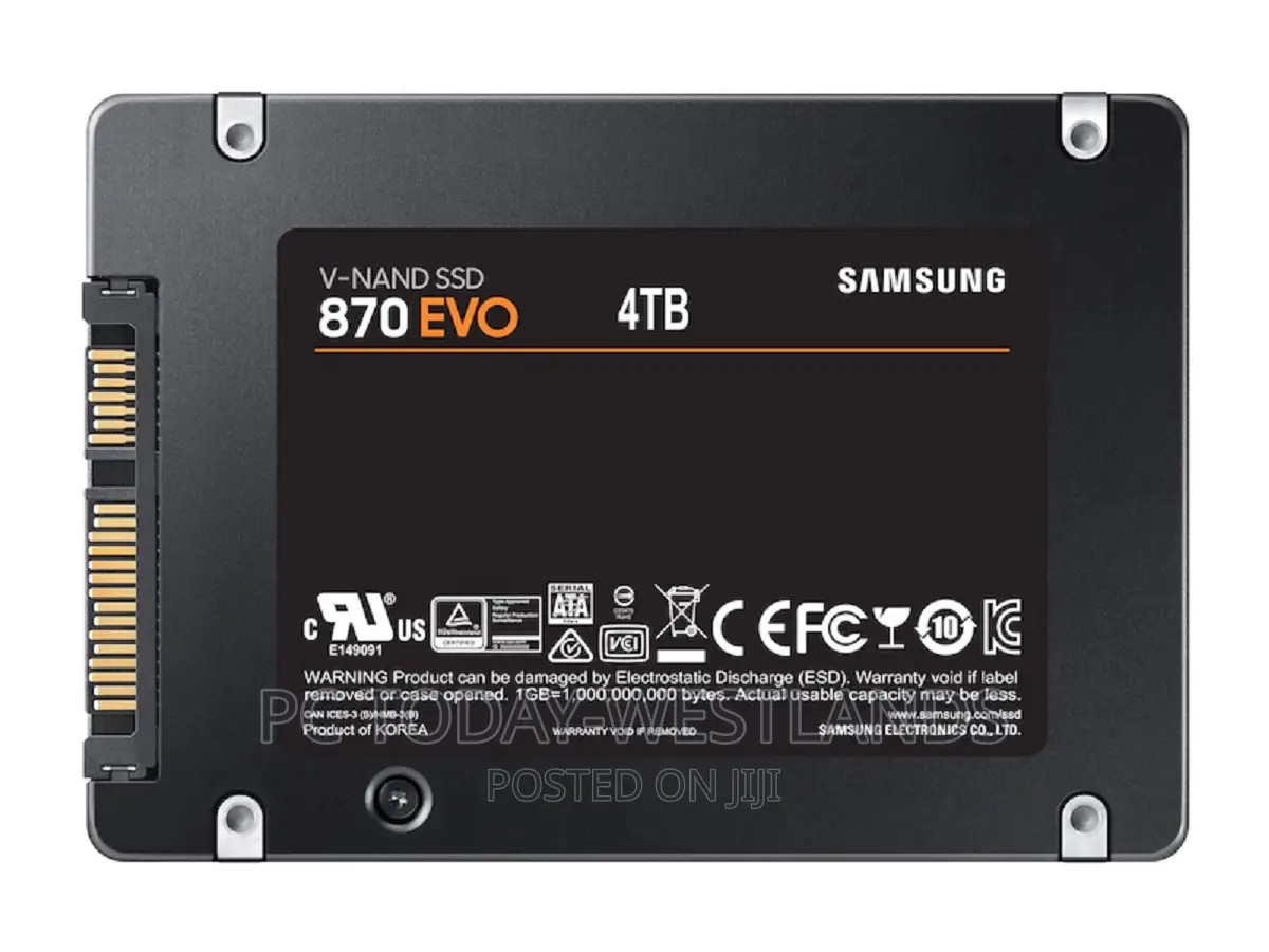 Samsung 870 EVO 4TB 2.5 Inch Internal Solid State Drive