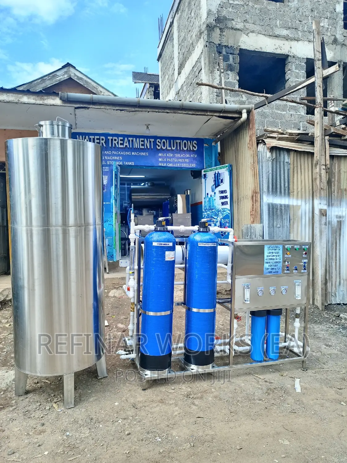 Reverse Osmosis Water Purifier Machines - Bottling Business