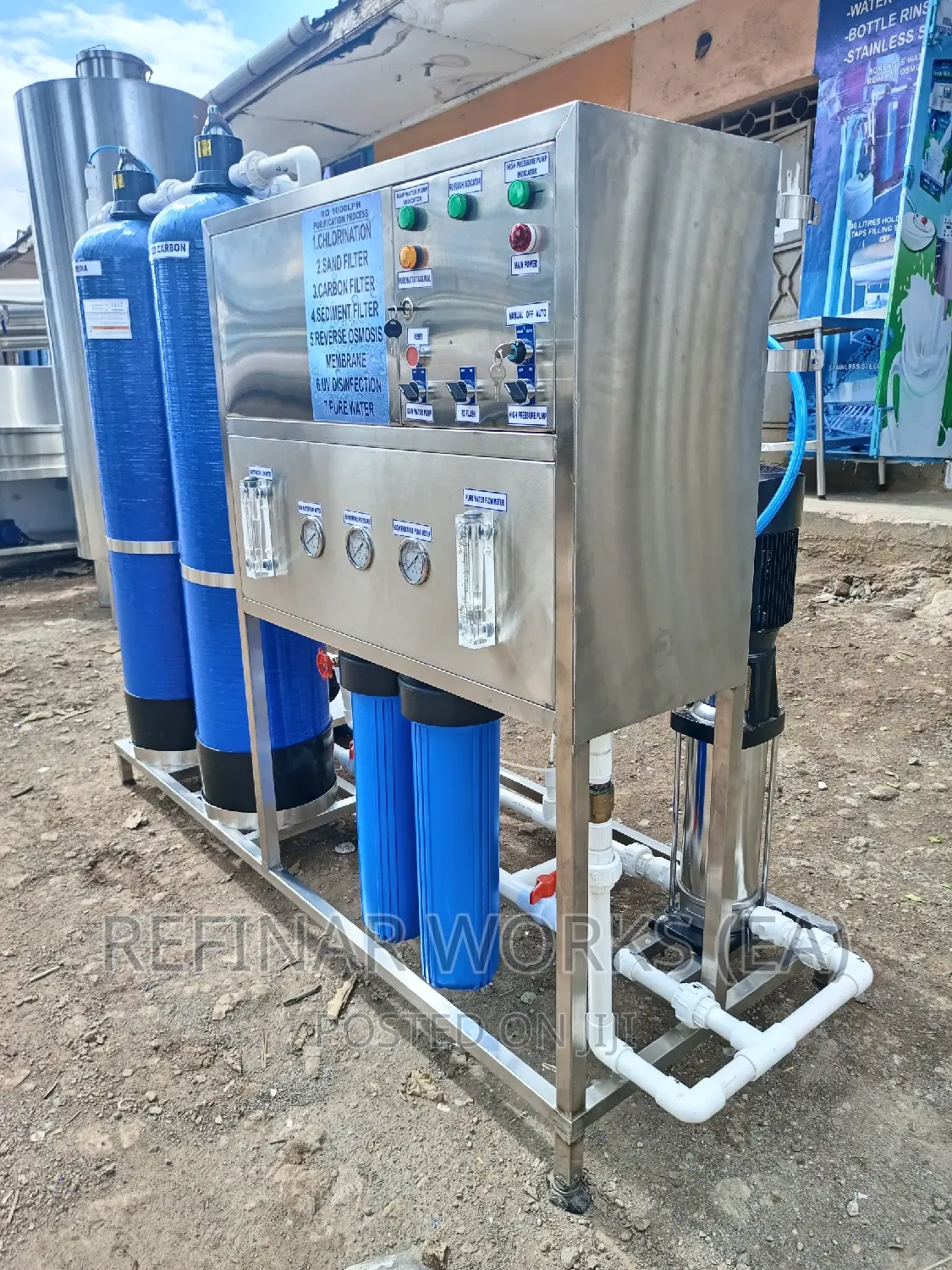 Reverse Osmosis Water Purifier Machines - Bottling Business