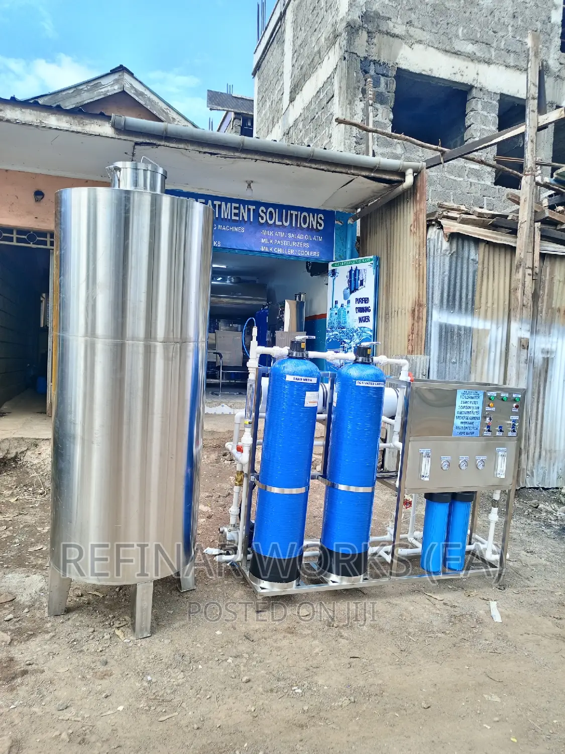 Reverse Osmosis Water Treatment Machine 1000 Liters Per Hour