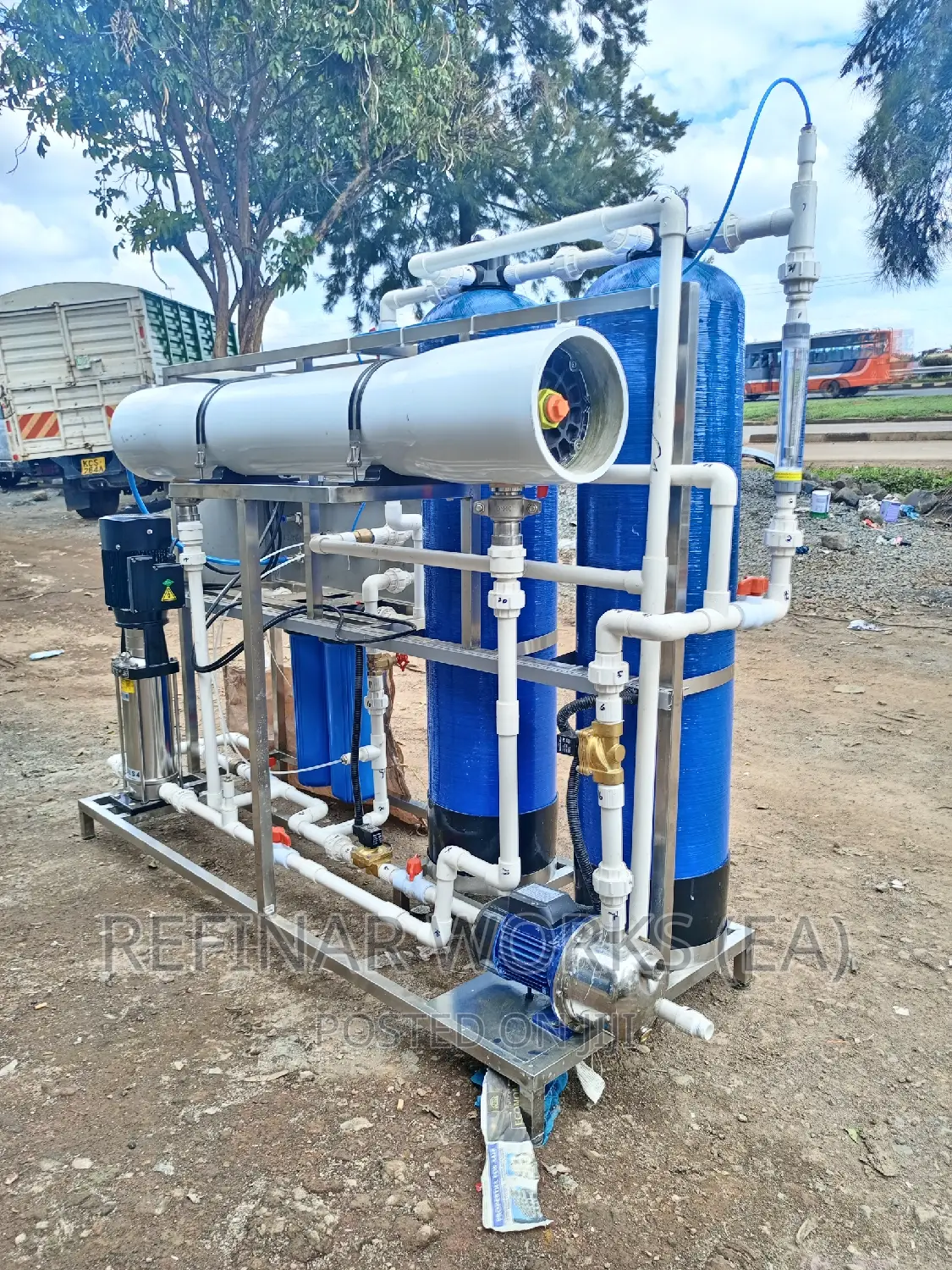 Reverse Osmosis Water Treatment Machine 1000 Liters Per Hour