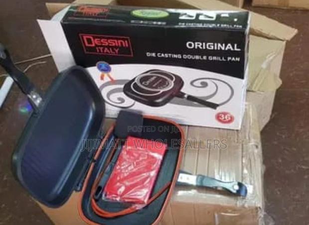 *Dessini Double Grill Pan Black* *40 CM Available