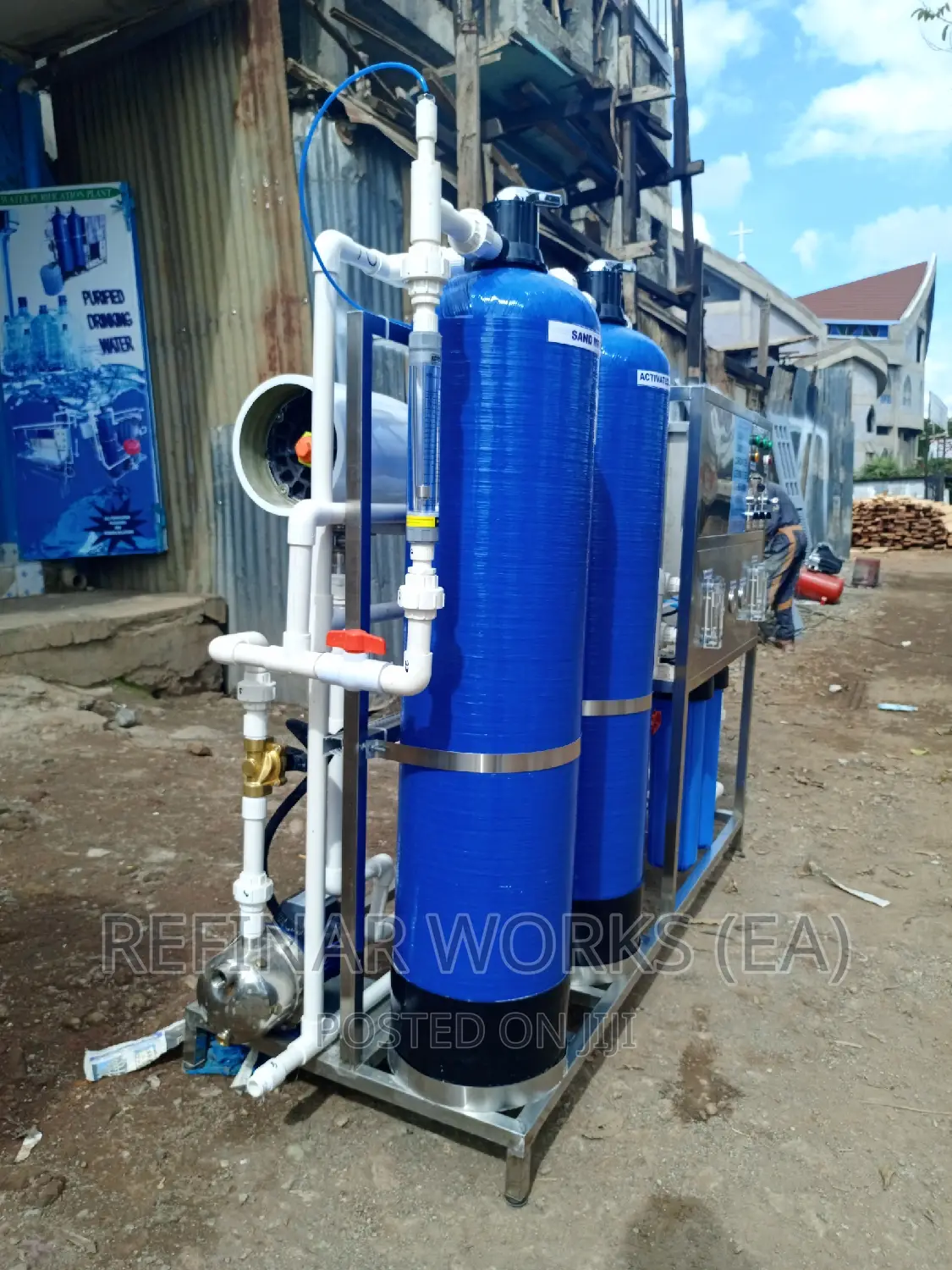 Reverse Osmosis Water Purifier 1000 Liters Per Hour