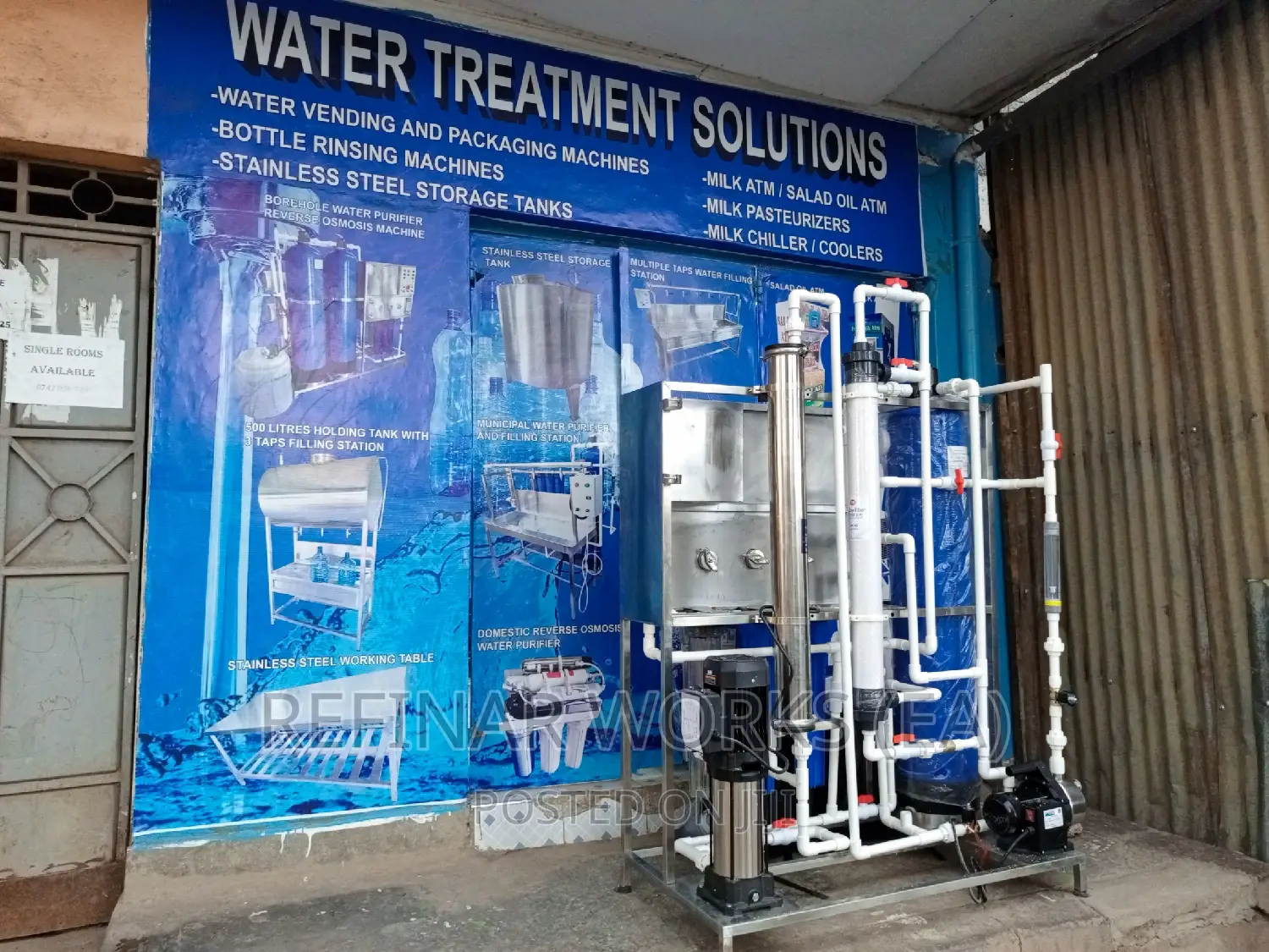 Water Treatment Purification Packaging Vending Machines
