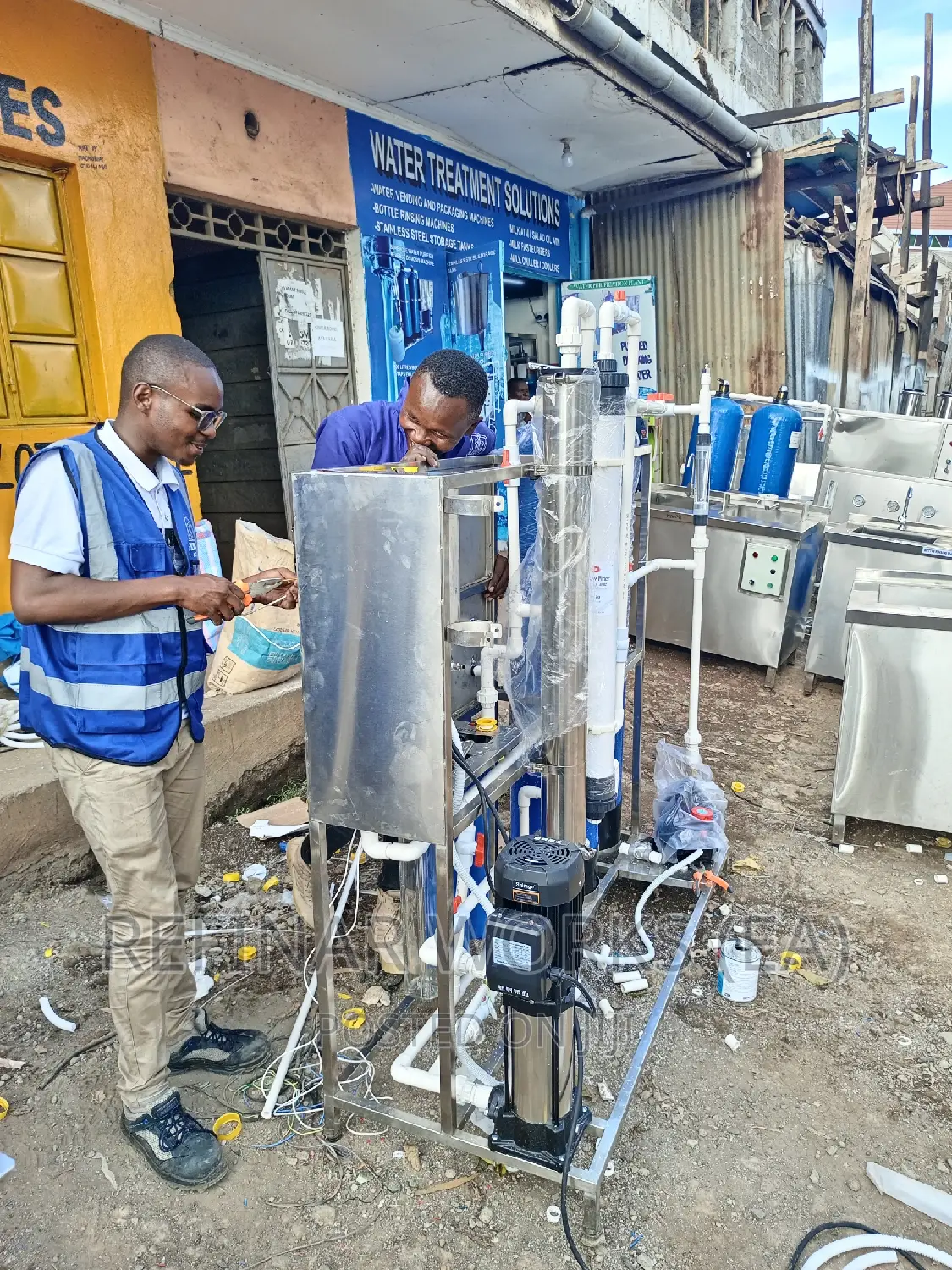 Water Treatment Purification Packaging Vending Machines