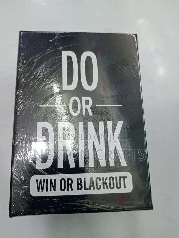 Do or Drink Win or Black Out Card Game - main view