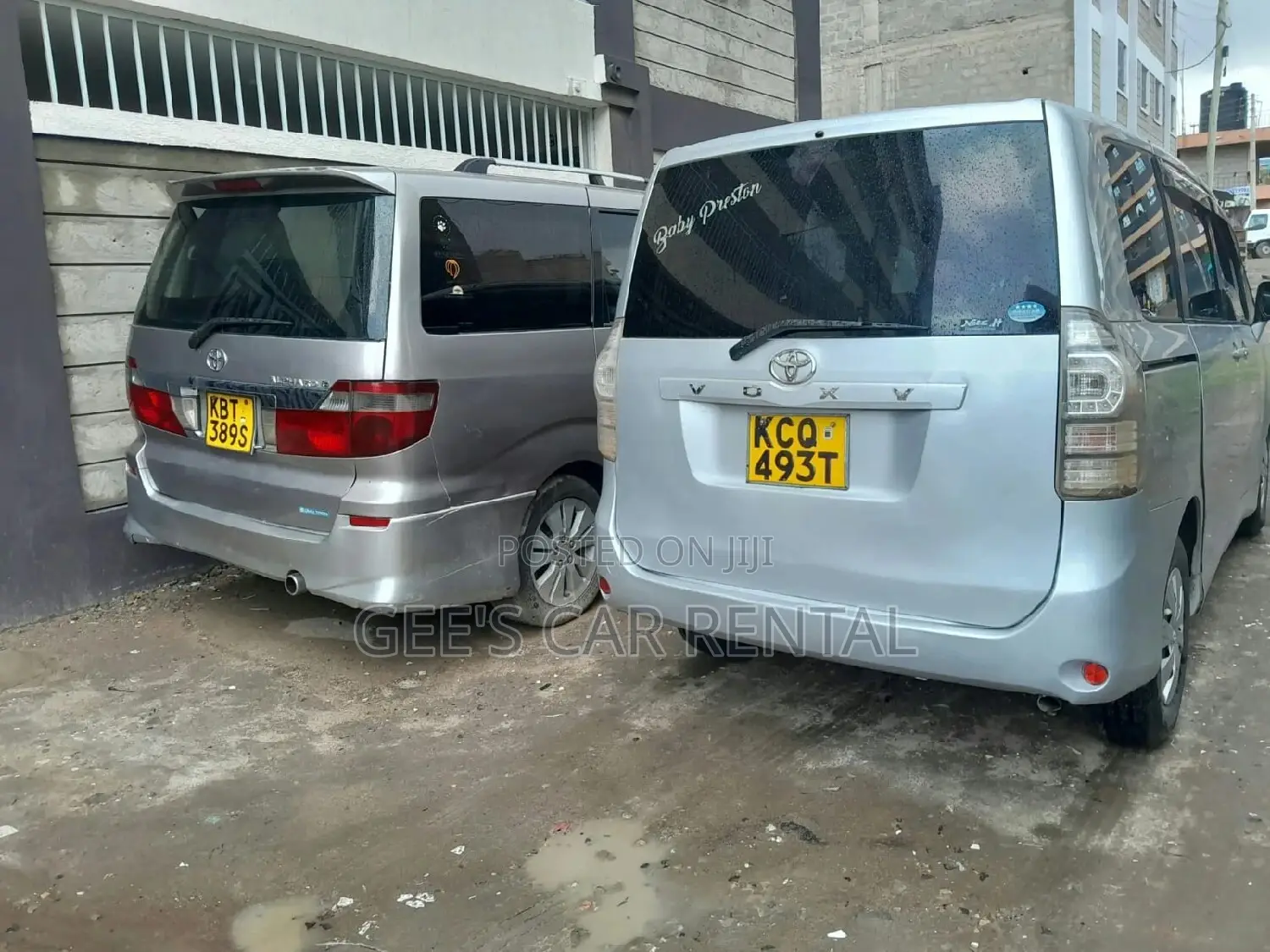 Vehicle's for Hire
