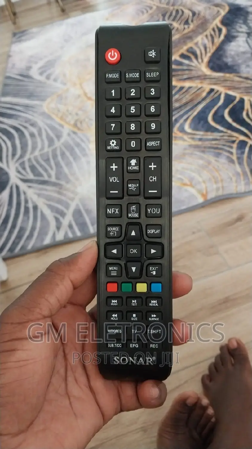Sonar Smart TV Replacement Remote.