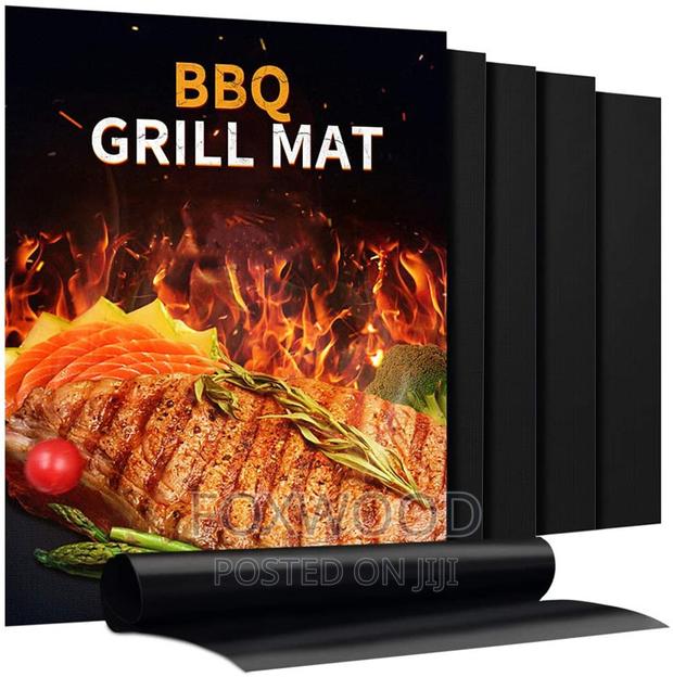 Non-Stick BBQ Grill Mats 4pcs - thumbnail 3