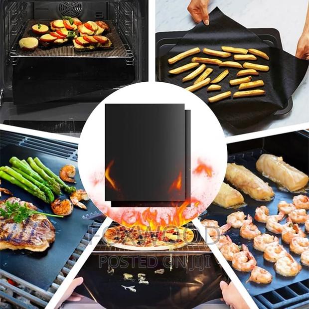 Non-Stick BBQ Grill Mats 4pcs - thumbnail 2