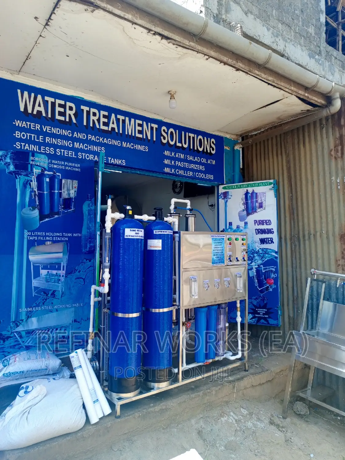 Water Purification Business Machines, Reverse Osmosis Im KE