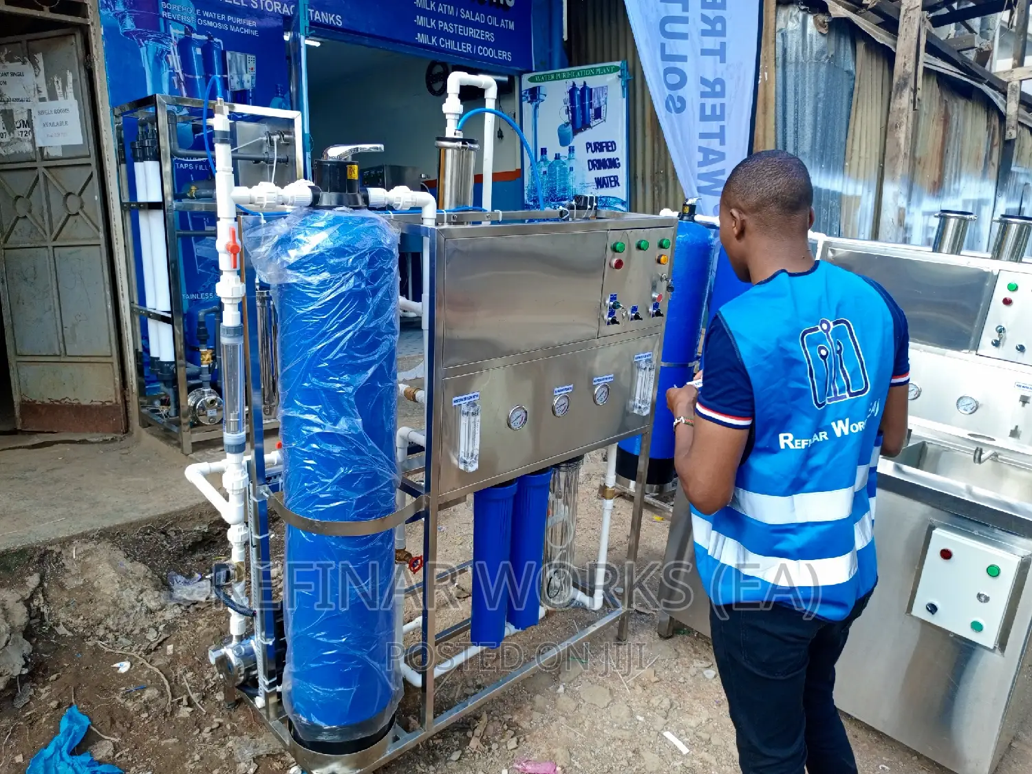 Water Purification Machines - Reverse Osmosis - Refilling