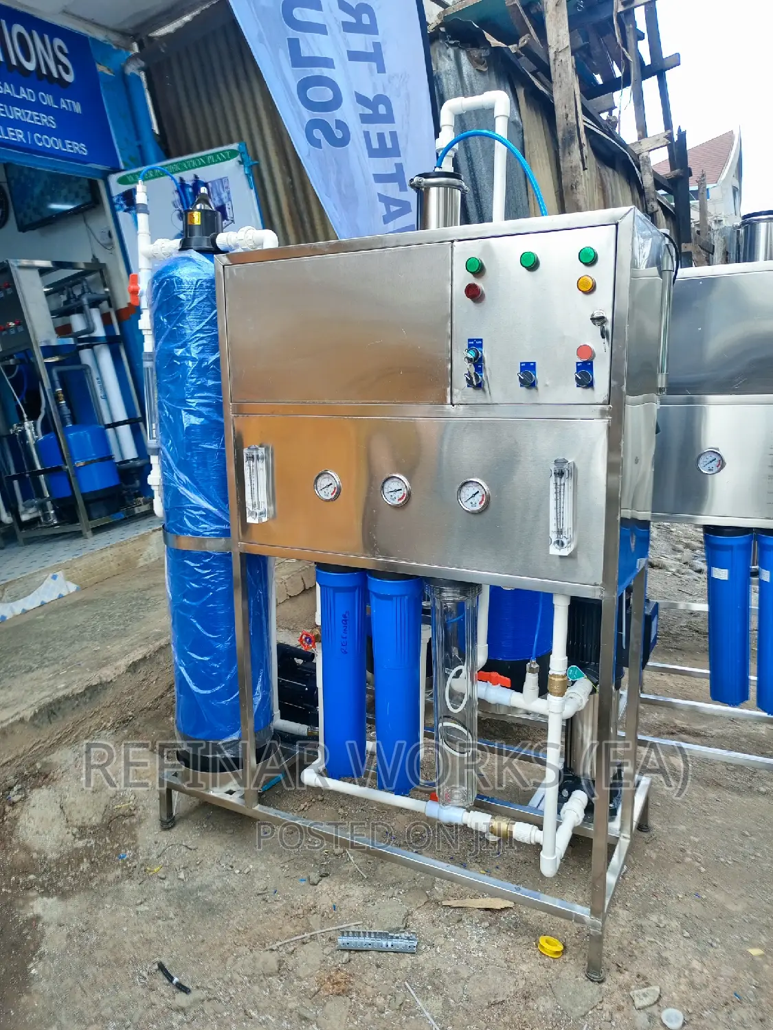 Water Purification Machines - Reverse Osmosis - Refilling