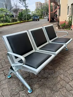 Heavy Duty Padded Linked Waiting Bench