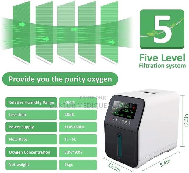 Lightweight 7l Oxygen Concentrator - thumbnail 6