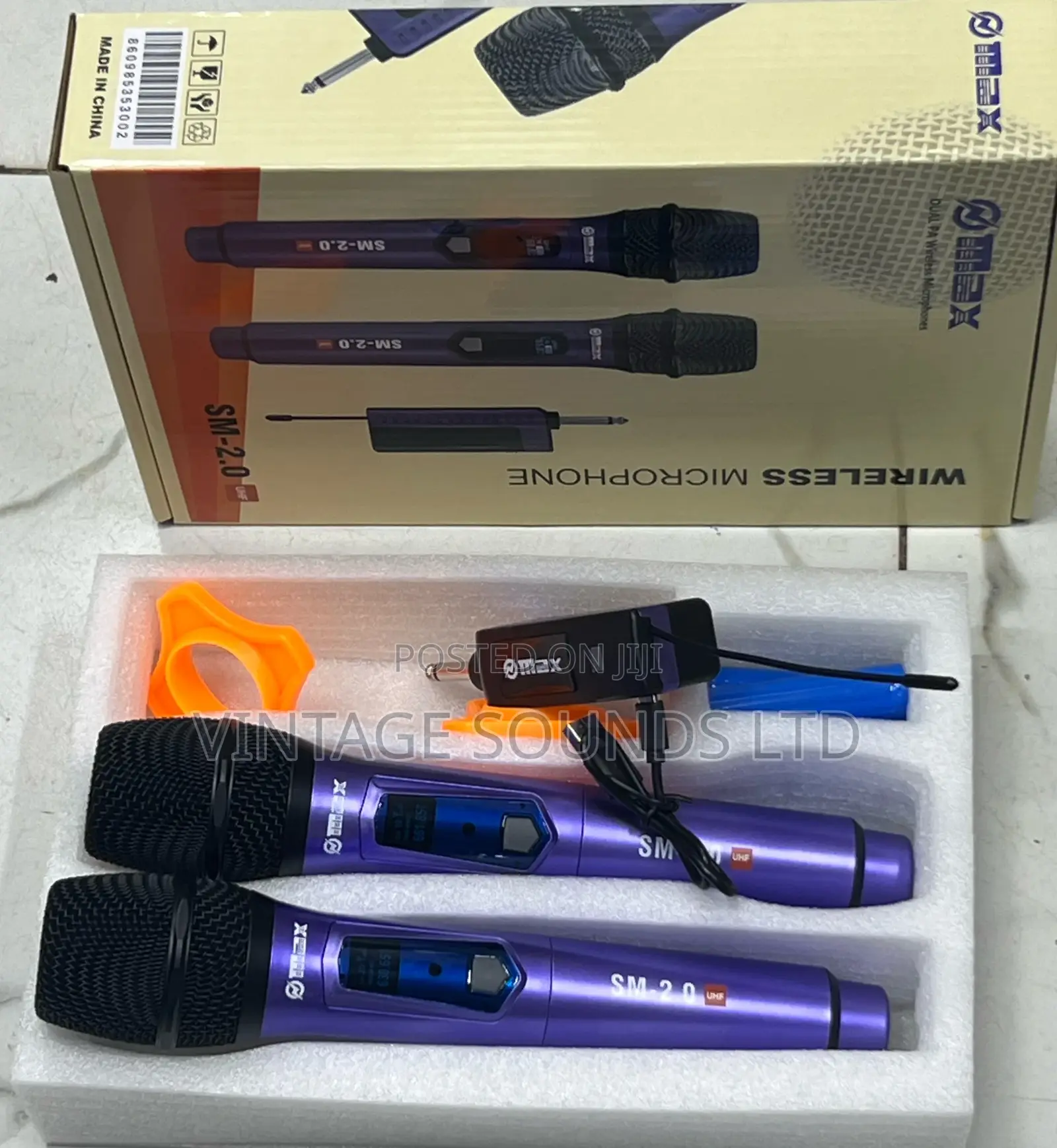 New Max Sm 2.0 Dual Pa Wireless Microphone System