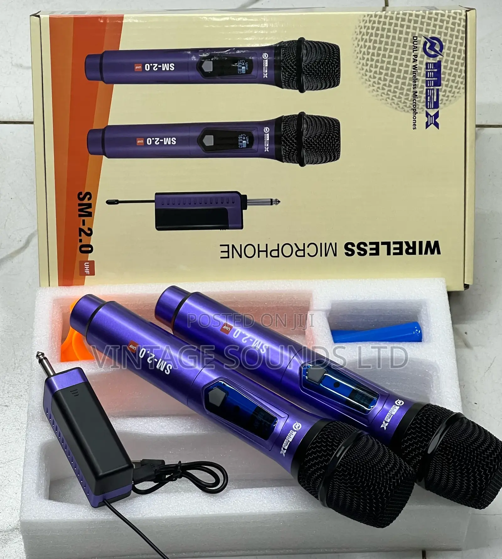 New Max Sm 2.0 Dual Pa Wireless Microphone System